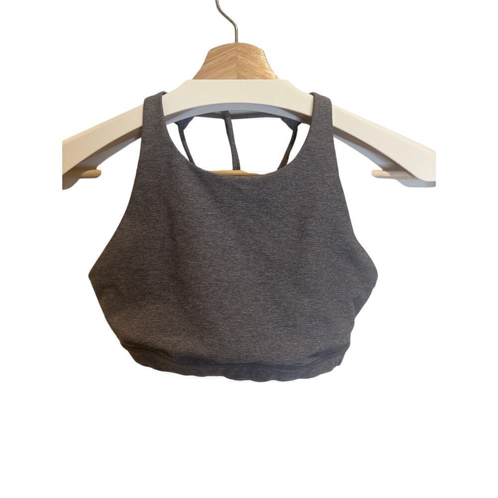 Lululemon Gray High NecK Sports bra, women’s size 4
